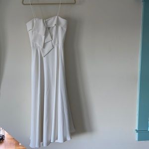 Jay Godfrey white dress with bow